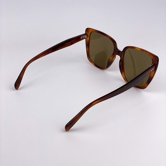 🔥 CELINE CL40047I/S 53E Sunglasses Havana Brown Oversized Women - Picture 7 of 9